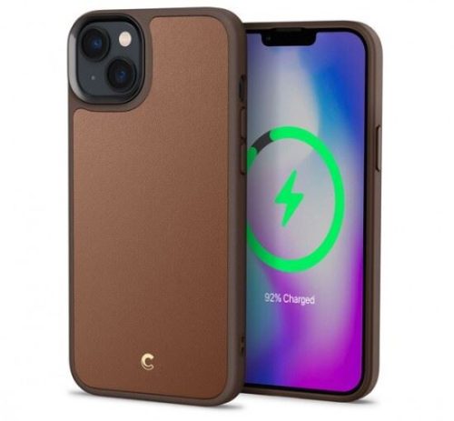  Spigen Cyrill Apple iPhone 14 Plus Kajuk MagSafe tok Saddle Brown (ACS04947) 