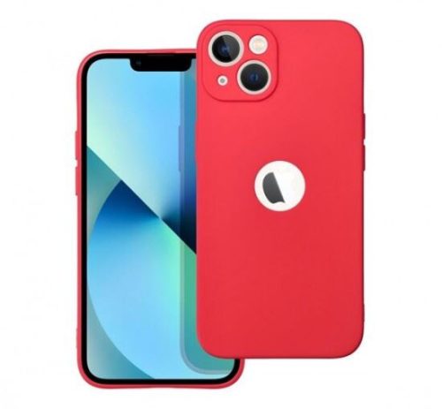  Forcell Soft szilikon Apple iPhone 14 Plus hátlap tok piros (67653) 