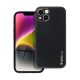  Forcell Leather műbőr Apple iPhone 14 hátlap tok fekete (68549) 