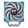  Thermaltake TOUGHAIR 510 univerzális processzor hűtő Turquoise (CL-P075-AL12TQ-A) 