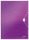  Leitz WOW gumis mappa lila (45990062) 