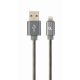  Gembird Cablexpert USB -> Lightning kábel 1m szürke (CC-USB2S-AMLM-1M-BG) 