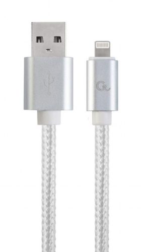  Gembird Cablexpert  USB -> Lightning kábel 1.8m ezüst színű (CCB-mUSB2B-AMLM-6-S) 