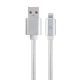  Gembird Cablexpert  USB -> Lightning kábel 1.8m ezüst színű (CCB-mUSB2B-AMLM-6-S) 