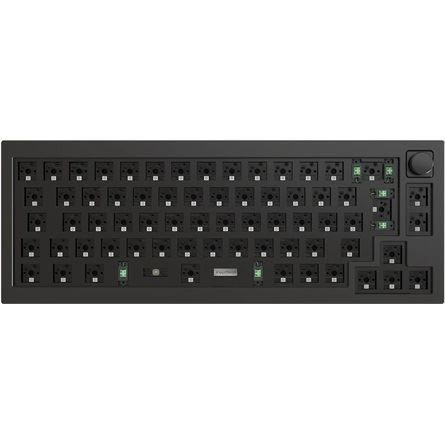  Keychron Q2 Swappable Knob ISO gaming barebone billentyűzet fekete (Q2-F1) 