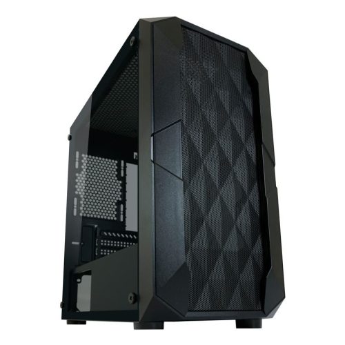  LC Power Gaming 712MB - Polynom_X táp nélküli ablakos M-ATX ház fekete (LC-712MB-ON) 
