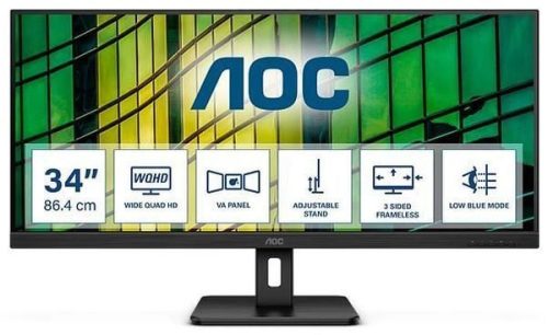  34" AOC U34E2M LCD monitor 