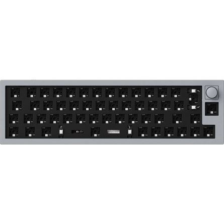  Keychron Q9 Swappable RGB Backlight Knob ISO barebone billentyűzet szürke (Q9-F2) 