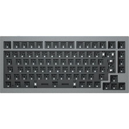  Keychron Q1 Swappable RGB Backlight ISO gaming barebone billentyűzet szürke (Q1-E2) 