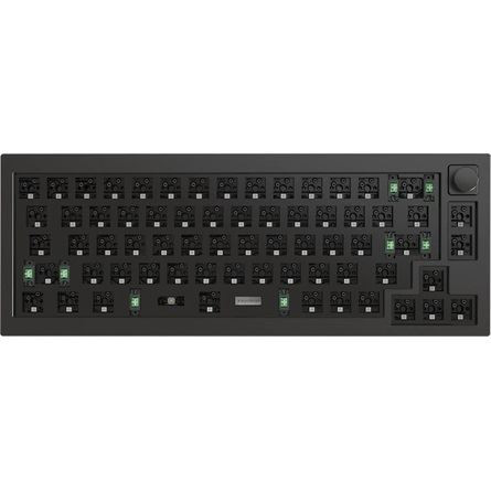  Keychron Q2 Swappable RGB Backlight Knob gaming barebone billentyűzet fekete (Q2-B1) 