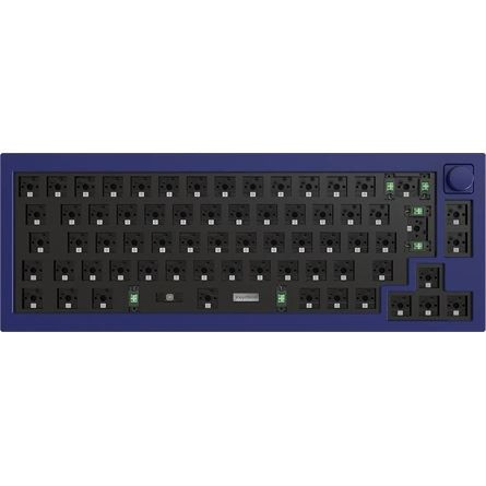  Keychron Q2 Swappable RGB Backlight Knob ISO gaming barebone billentyűzet kék (Q2-F3) 