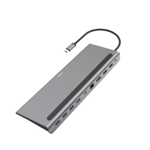  Hama univerzális notebook dokkoló USB-C szürke (200100) 