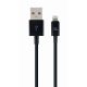  Gembird 8-pin - USB Type-A adat- és töltőkábel 2m fekete (CC-USB2P-AMLM-2M) 