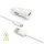  FIXED USB-A autós töltő 12W + USB-A - microUSB kábel fehér (FIXCC-UM-WH) 