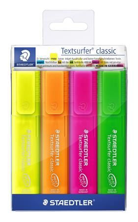 Staedtler "Classic 364" szövegkiemelő készlet 1-5 mm 4 szín (364 P WP4) 