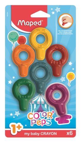  Maped "Color'Peps Baby" zsírkréta 6 db (863806) 