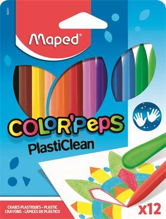  Maped "Color'Peps" PlastiClean zsírkréta 12 db (862011) 