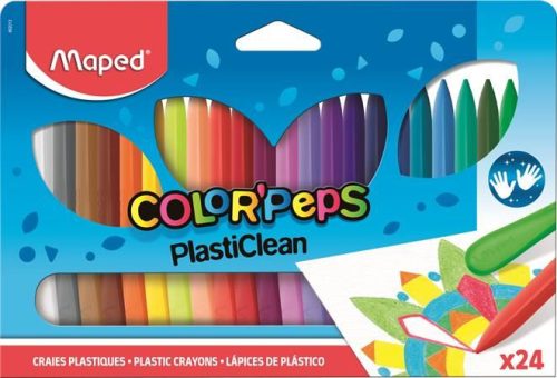  Maped "Color'Peps" PlastiClean zsírkréta 24 db (862013) 