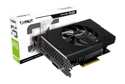  Palit GeForce RTX 3050 8GB StormX videokártya (NE63050018P1-1070F) 