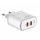  LDNIO A2528M 2xUSB-C hálózati töltő fehér + USB-C - Lightning kábel 