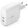  Belkin BoostCharge Dual USB-C PD Wall adapter 40W fehér (WCB006vfWH) 