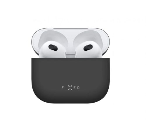  FIXED Silky Apple AirPods 3 tok fekete (FIXSIL-816-BK) 