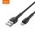  Recci RTC-N16LB Lightning - USB-A adat- és töltőkábel 1m fekete 