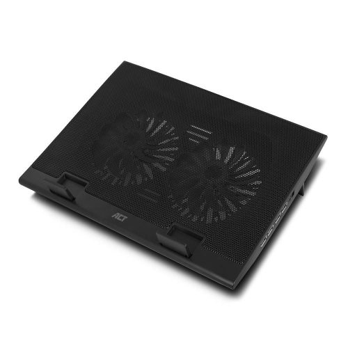  ACT AC8105 17" laptop hűtőpad 4-Port Hub fekete 