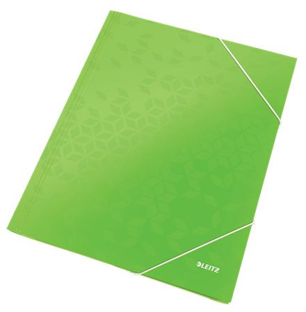  Leitz WOW karton gumis mappa zöld (39820054) 
