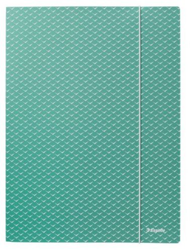  Esselte Colour'Breeze karton gumis mappa zöld (628493) 
