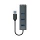  Savio AK-58 3x USB 3.0 Hub + Ethernet 