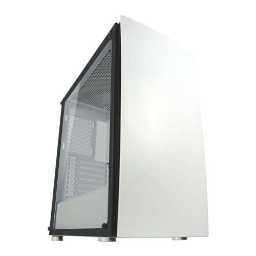  LC Power Gaming 713W - Bright_Sail_X táp nélküli ablakos ház fehér (LC-713W-ON) 