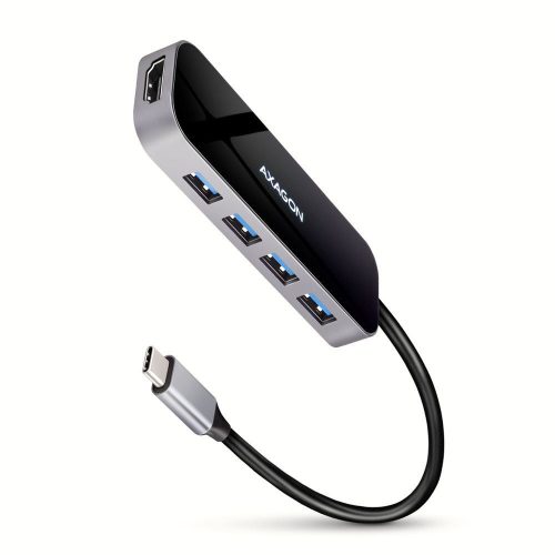  Axagon HMC-6H4A SuperSpeed USB-C Combo 6in1 Hub 