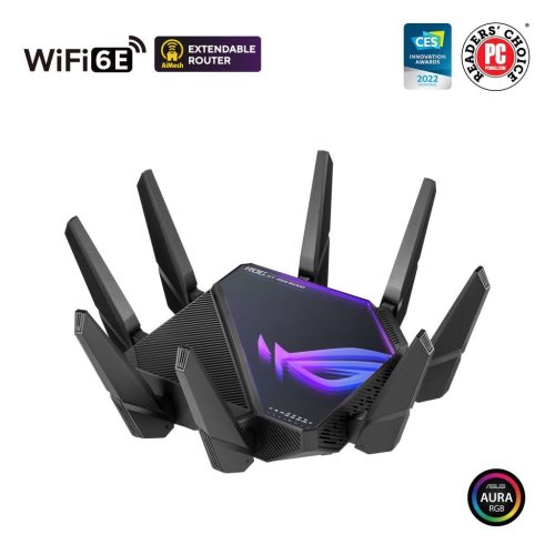  Asus ROG RAPTURE GT-AXE16000 Quad-band WiFi 6 gaming router 