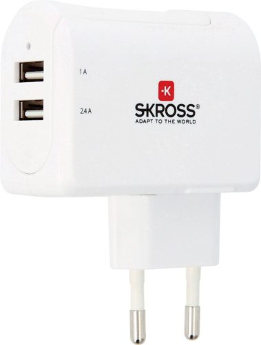  SKROSS 2 x USB-A hálózati töltő 3,4A (2.800111) 