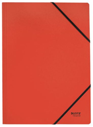  Leitz Recycle karbonsemleges karton gumis mappa piros (39080025) 