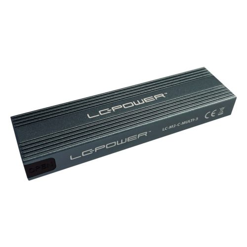  LC Power LC-M2-C-MULTI M.2 SSD ház sötétszürke 