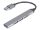  Gembird USB-A HUB 4 portos ezüst (UHB-U3P1U2P3-02) 