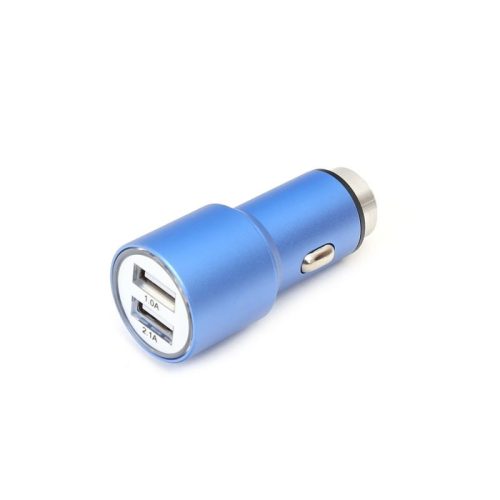  OMEGA 2xUSB-A autós töltő kék (OUCC2MBL) 