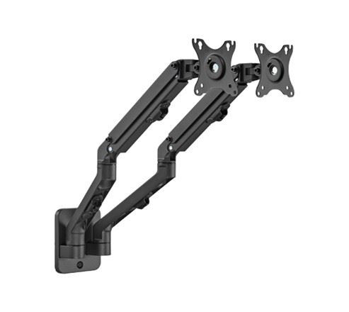  Gembird 2 karos fali monitor tartó 17”-27” fekete (MA-WA2-01) 
