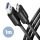  Axagon USB-A - USB micro-B adat/töltőkábel 1m fekete (BUMM3-AM10AB) 