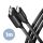  Axagon USB-C - USB micro-B adat/töltőkábel 1m fekete (BUMM3-CM10AB) 