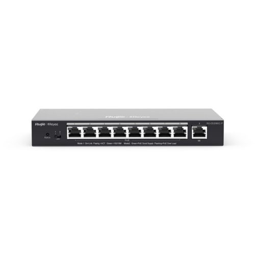  Ruijie Reyee 8x Gigabit PoE + 1x Gigabit switch (RG-ES209GC-P) 
