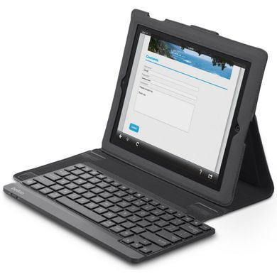  Belkin YourType iPad 2/3/4 vezeték nélküli bluetooth billentyűzetes tok fekete (F5L114eaC00) 