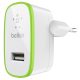  Belkin hálózati töltő USB csatlakozással 2.1 A zöld-fehér (F8J052cwWHT) 