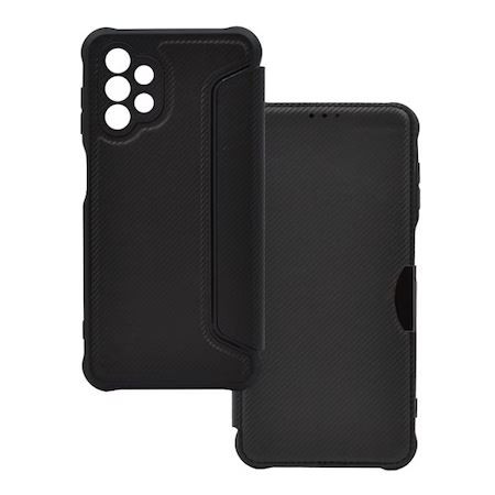  Gigapack Samsung Galaxy A04s/Samsung Galaxy A13 5G karbon mintás fliptok fekete (GP-130435) 