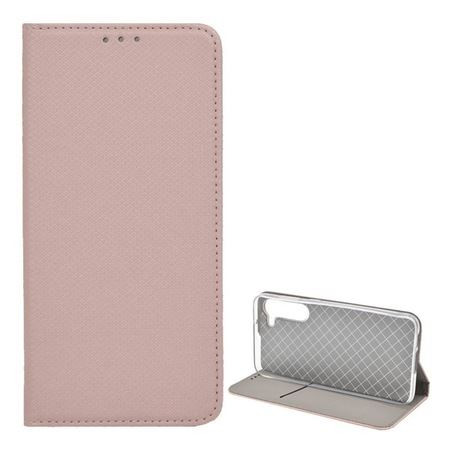  Gigapack Samsung Galaxy S23 rombusz mintás fliptok rozéarany (GP-134940) 