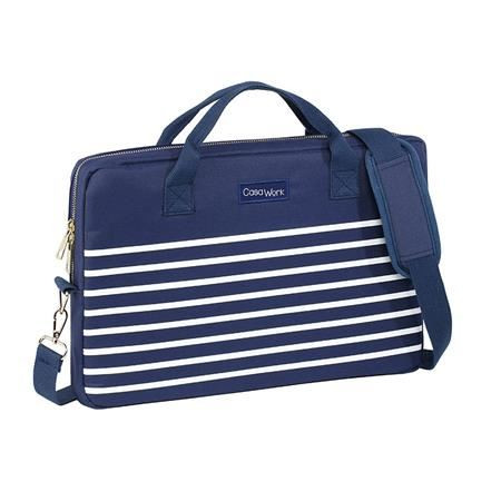  Viquel Casawork Marin notebook táska 15" kék-fehér (752874-26) 
