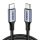  UGREEN US557 USB-C - USB-C kábel 100W 0,5m sötétszürke (u20478) 