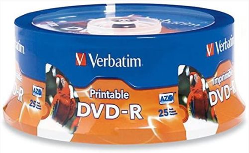  Verbatim Printable DVD-R 4.7GB X16 (25db/csomag) (VER435389) 